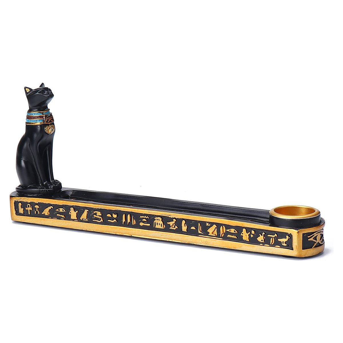 Cat God Resin Stick Incense Holder