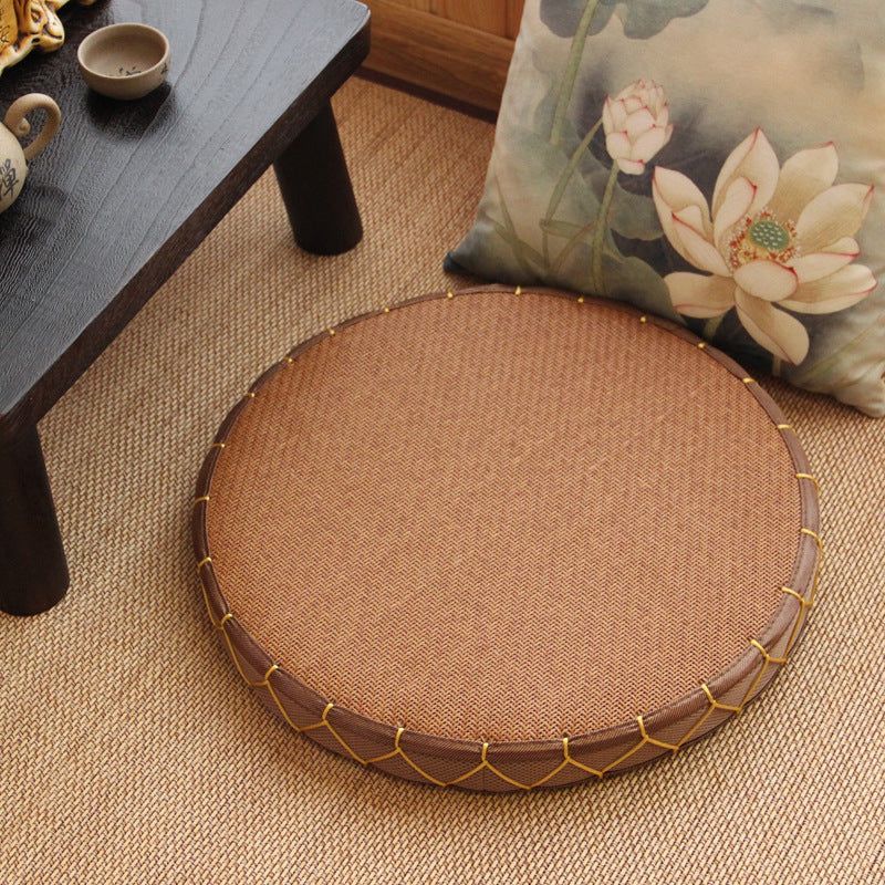 Natural Straw Handmade Memory Foam Meditation Cushion