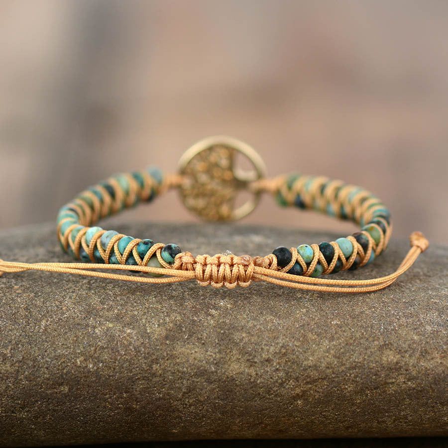 Tree Charm String Braided Bracelets