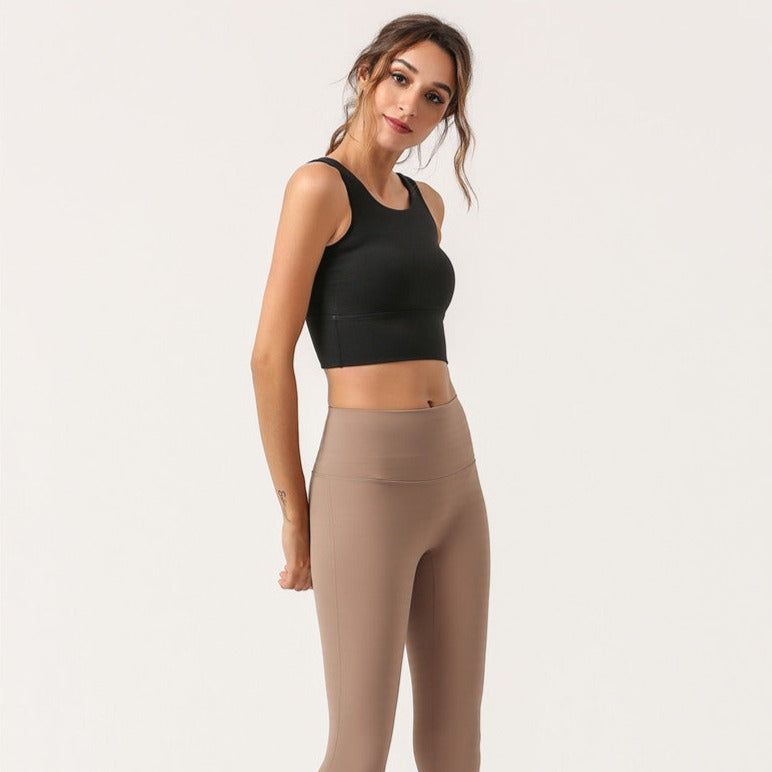 Solid Color Women's Yoga Vest