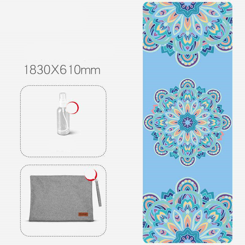 Multiple Design Anti-Skid Yoga Mat With Accessories (1, 1.2, 2.5)mm