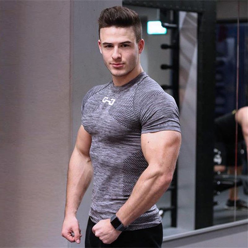 Quick Dry Gym Short Sleeve T shirt