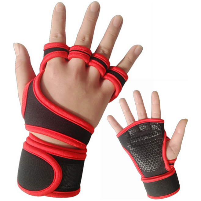 Fitness Weightlifting Anti-Skid Half Finger Gym Gloves