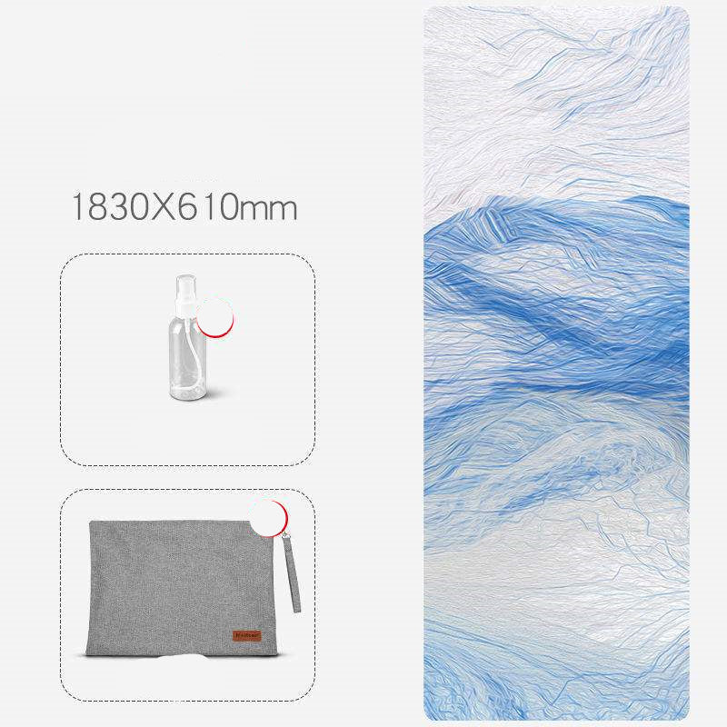 Multiple Design Anti-Skid Yoga Mat With Accessories (1, 1.2, 2.5)mm