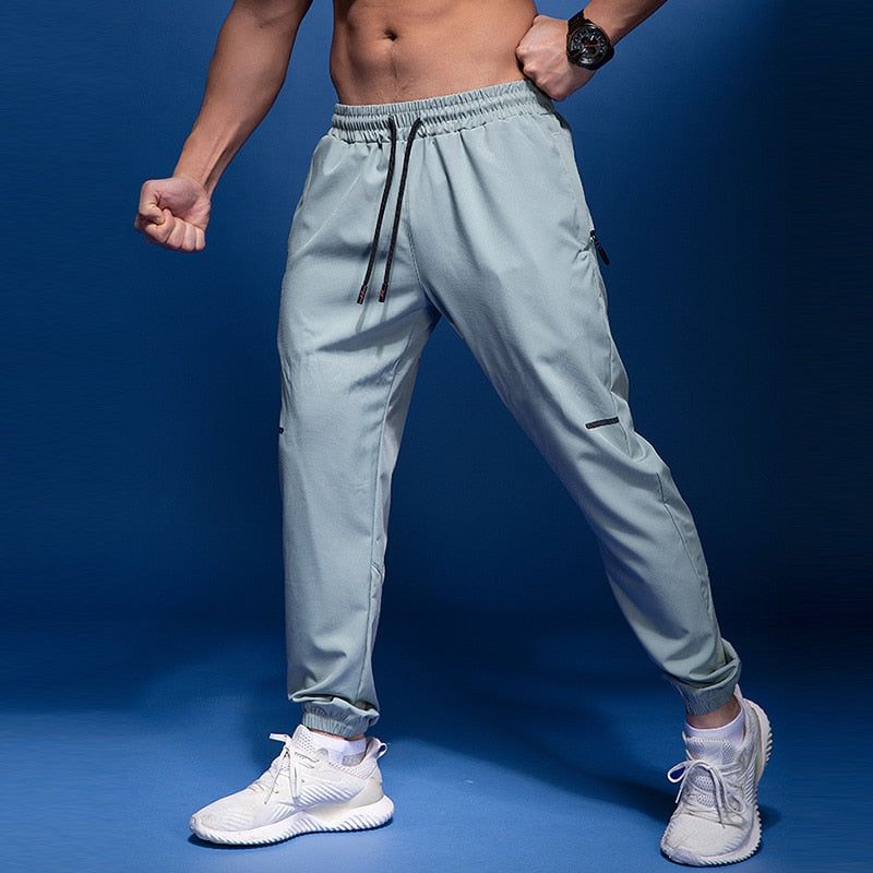 Solid Color Men's Smooth Track Pants