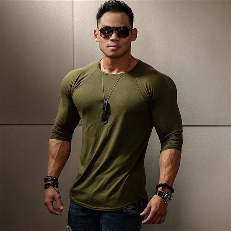 Quick Dry Long Sleeve Gym Fitness T Shirt
