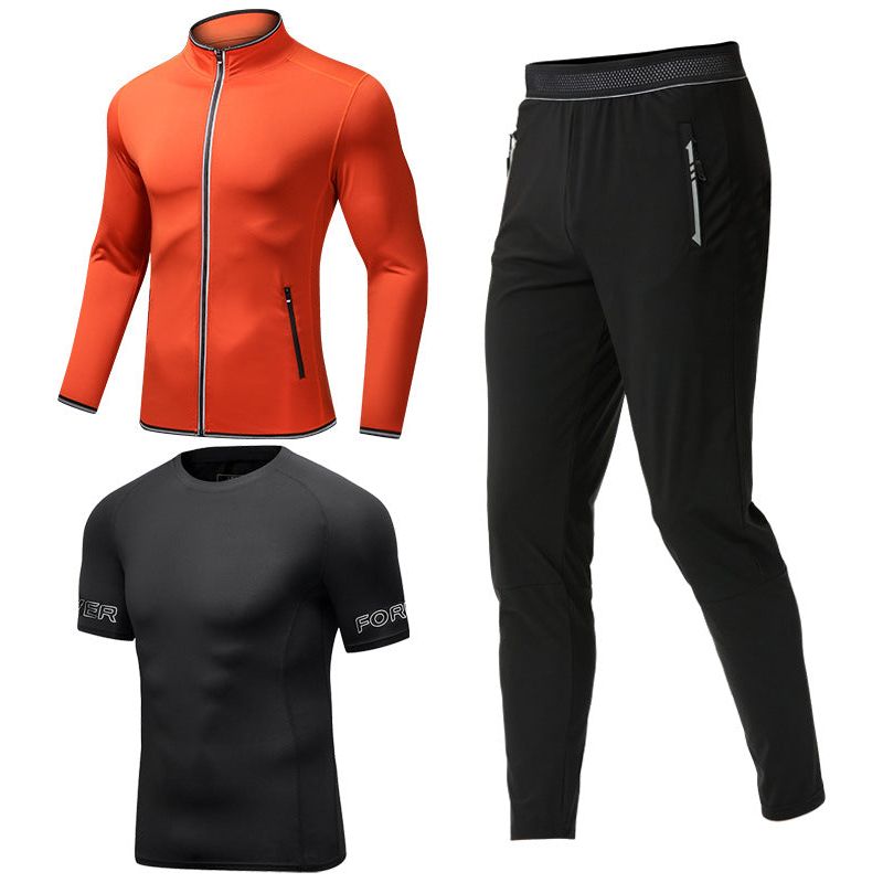 Men's Sportswear Gym Fitness Three Piece Set