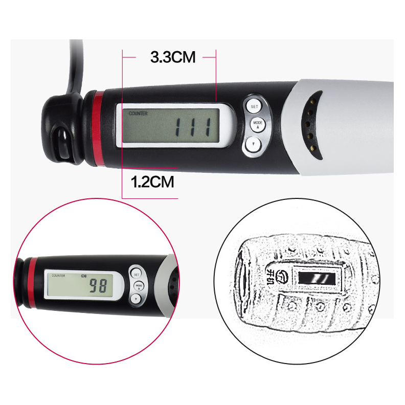 High School Entrance Rope Professional Electronic Counting Rope