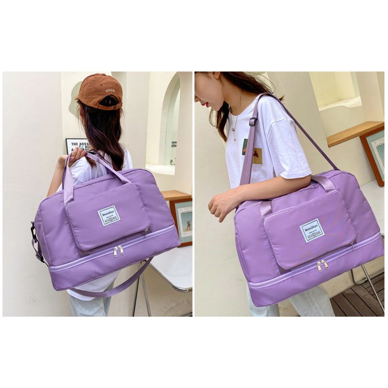 Foldable Travel Duffel Bags Sports Gym Tote Bag Women