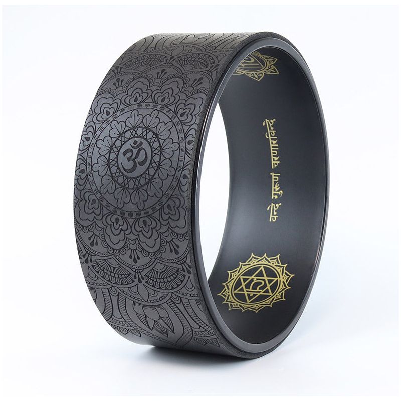 Rubber Padding Yoga Wheel
