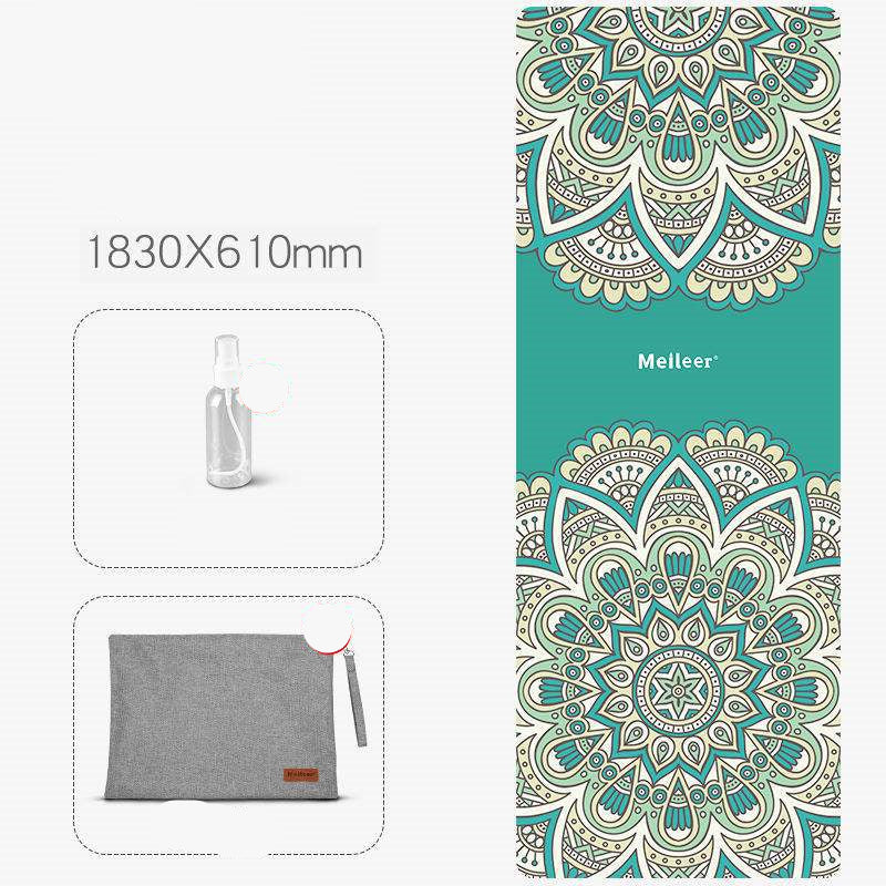 Multiple Design Anti-Skid Yoga Mat With Accessories (1, 1.2, 2.5)mm