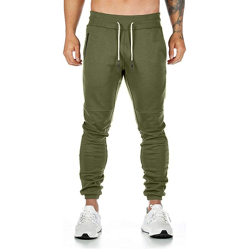 Solid Color Drawstring Track Pants