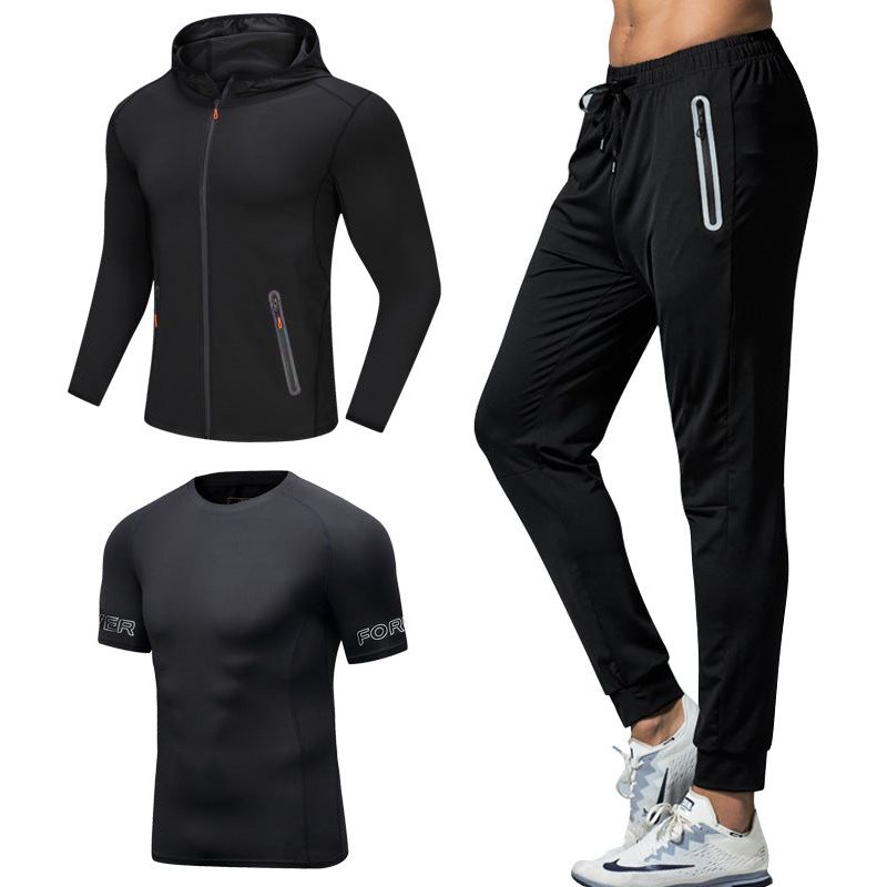 Men's Sportswear Gym Fitness Three Piece Set