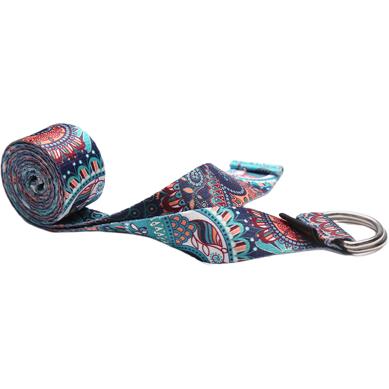 Printed Yoga Stretch Belt