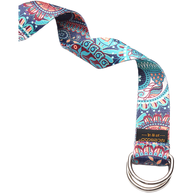 Printed Yoga Stretch Belt