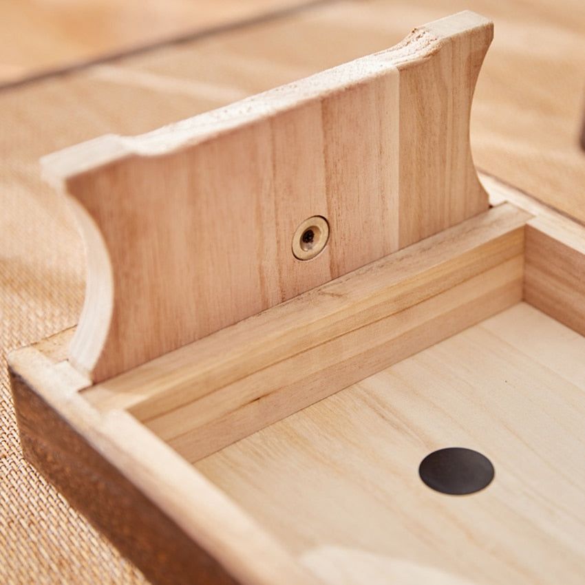 Solid Wood Folding Meditation Bench