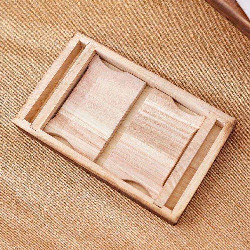 Solid Wood Folding Meditation Bench