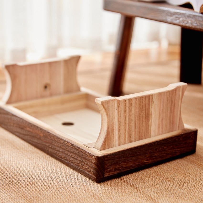 Solid Wood Folding Meditation Bench