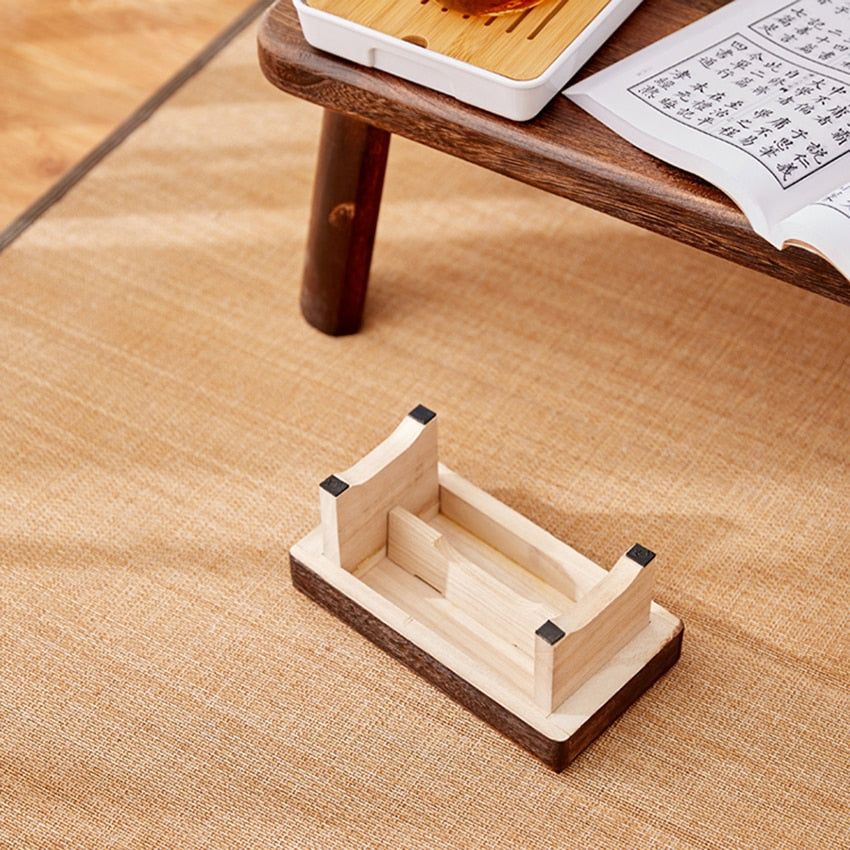 Solid Wood Folding Meditation Bench