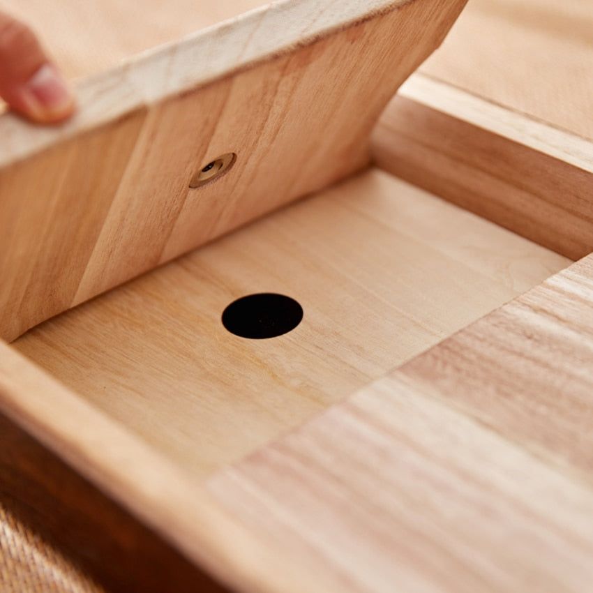 Solid Wood Folding Meditation Bench