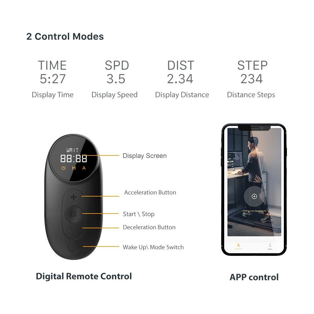 WalkingPad P1 Thin Folding Electric Treadmill Remote/APP Control