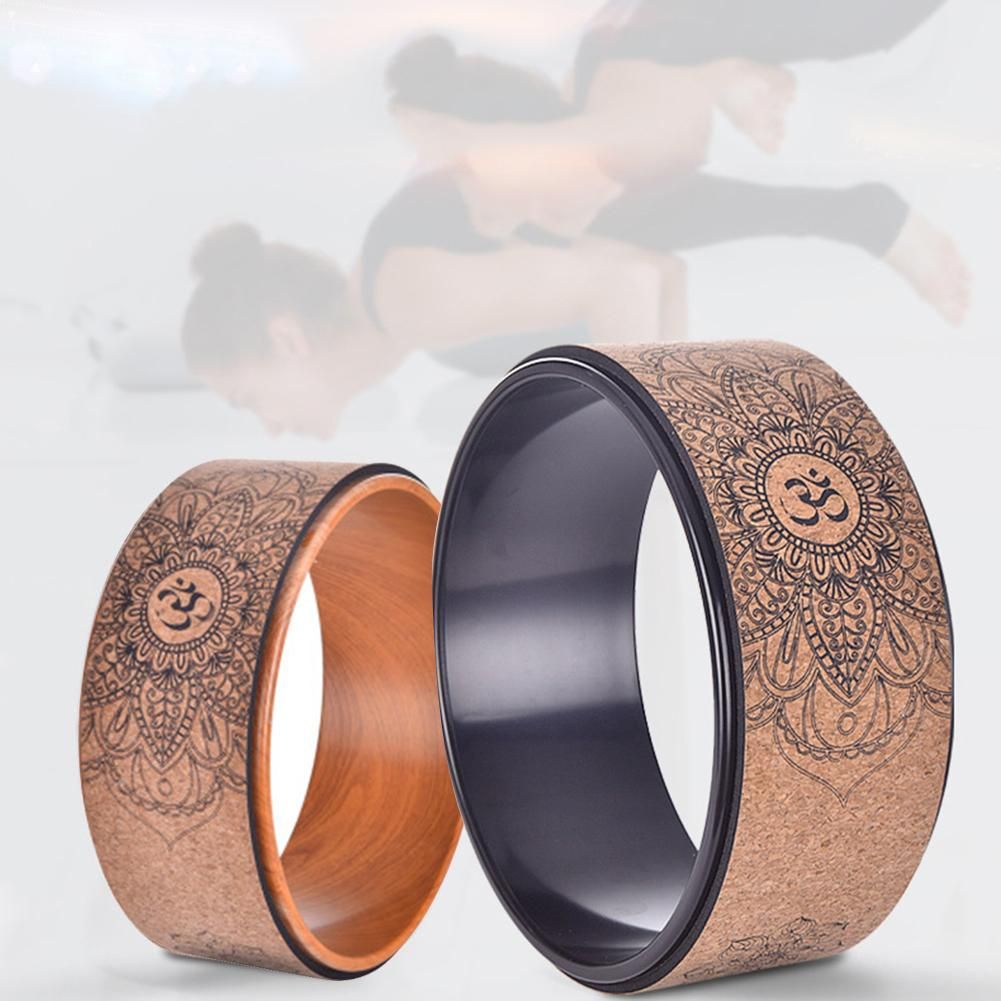 Printed Cork Yoga Wheel