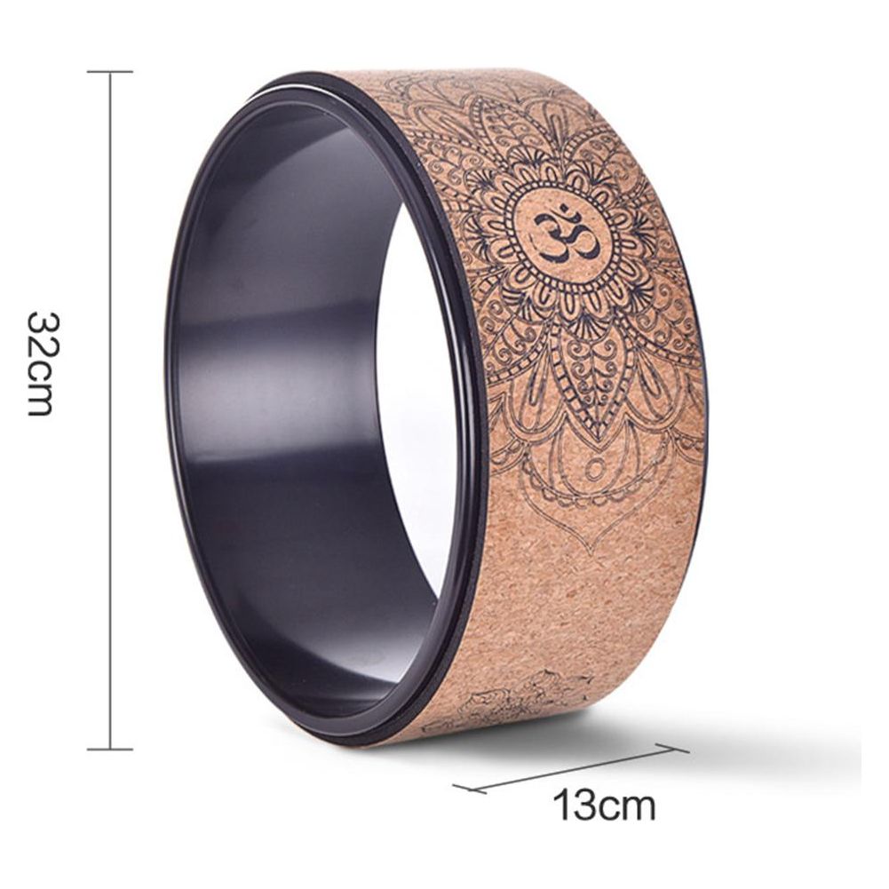 Printed Cork Yoga Wheel