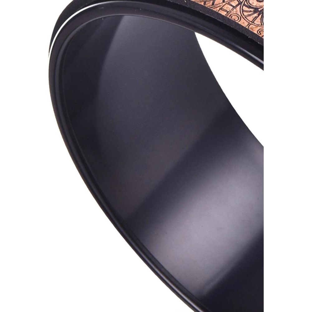 Printed Cork Yoga Wheel