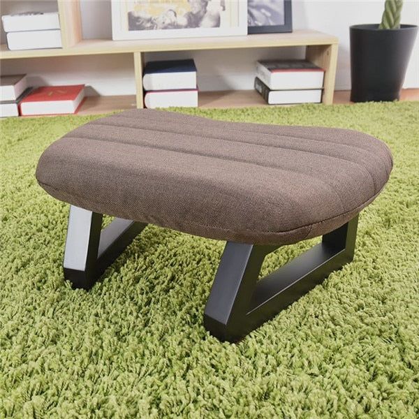 Meditation Handcrafted Kneeling Bench Removable Fabric Cover