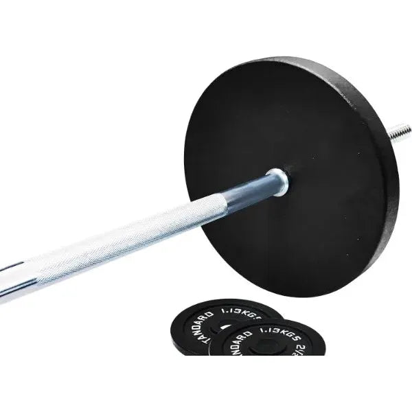 5FT Standard Barbell with Star Locks, 95-Pound Set