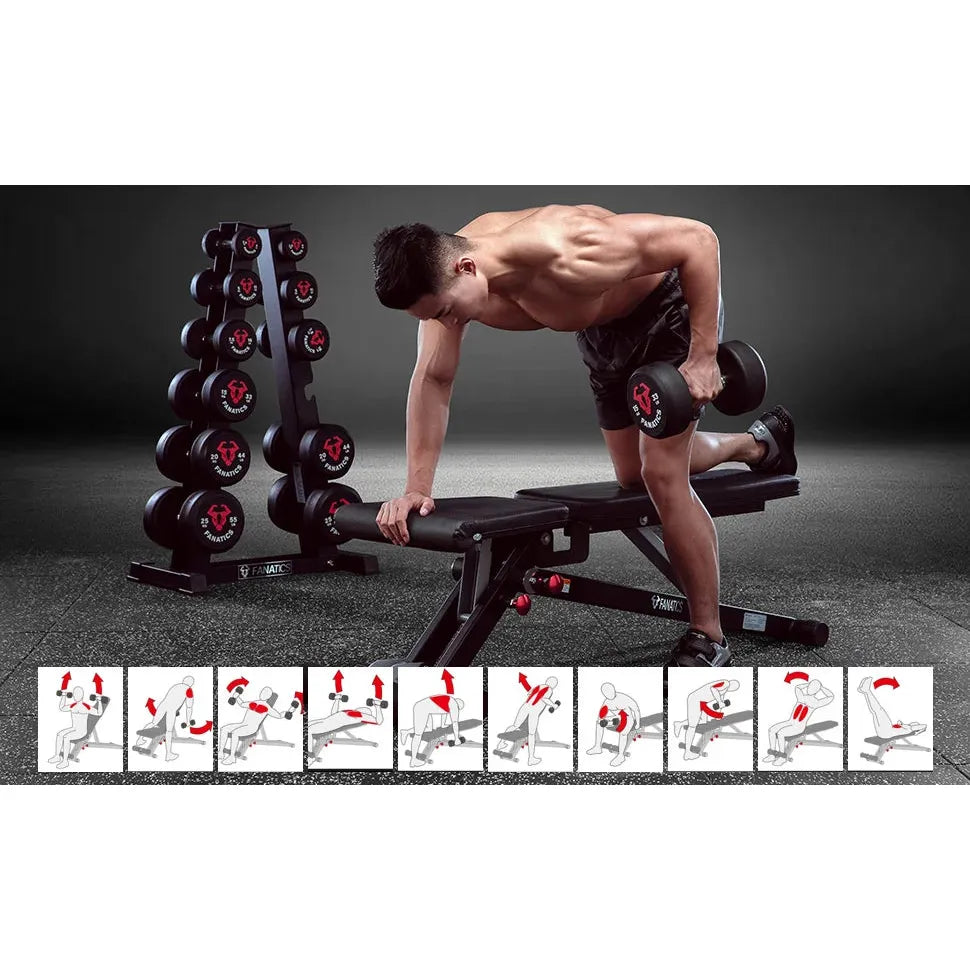 2000lb Weight Capacity Adjustable Weight Bench