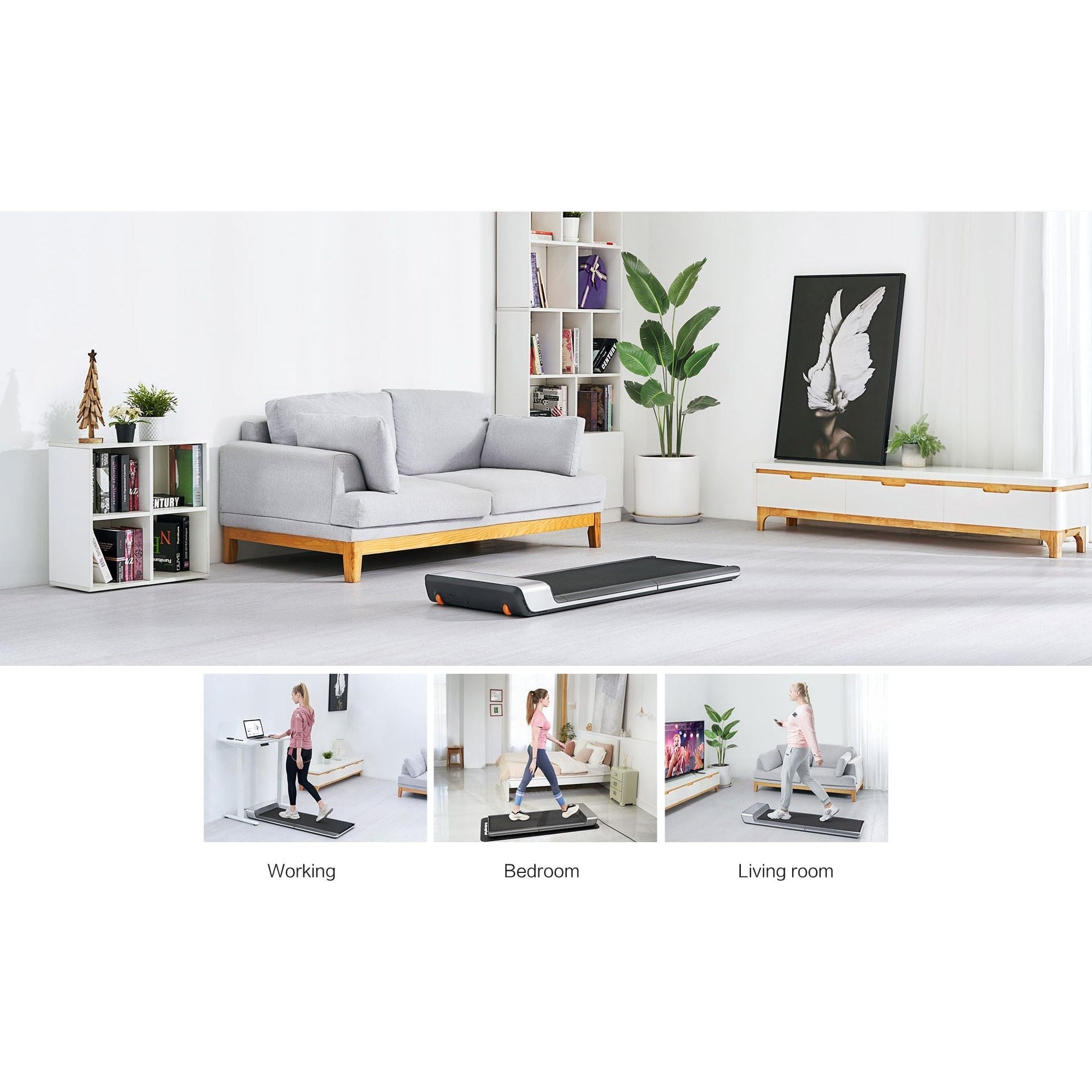 WalkingPad P1 Thin Folding Electric Treadmill Remote/APP Control