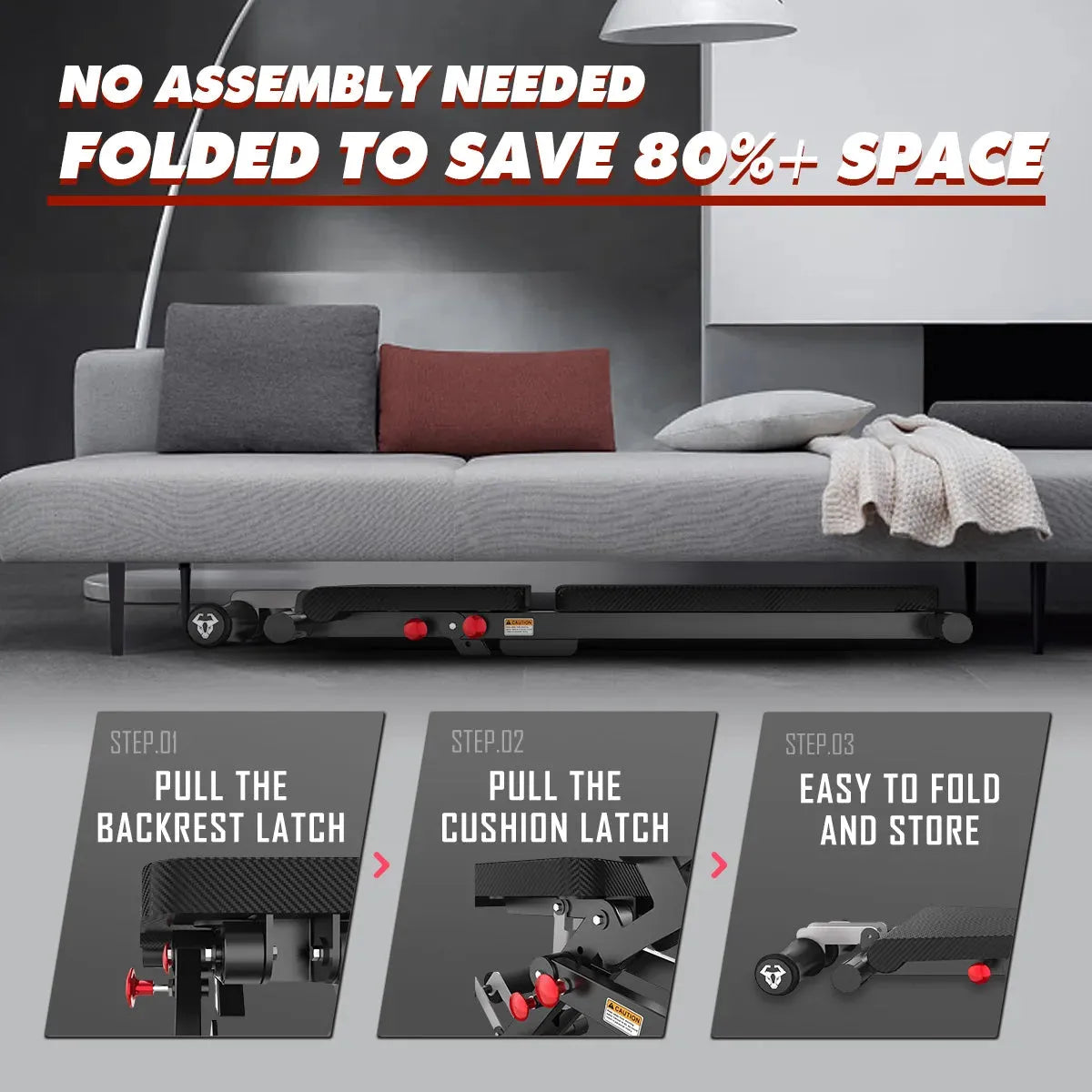 2000lb Weight Capacity Adjustable Weight Bench