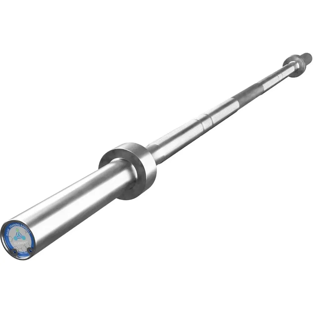 Training Barbell (6FT) (15 Pound Weight) (300 LBS Capacity), Home Gym Fitness Equipment, Strength Training Workout Bar