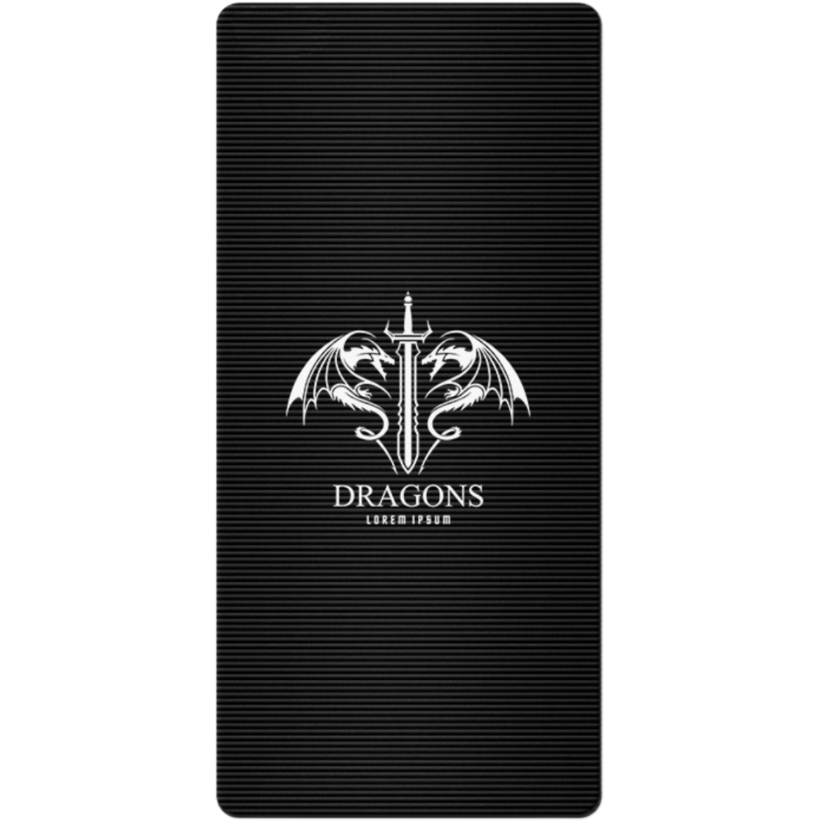 Black Fitness Yoga Mat