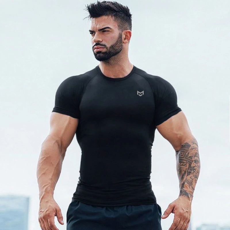 Quick Dry Gym Short Sleeve T shirt