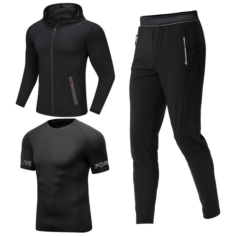Men's Sportswear Gym Fitness Three Piece Set