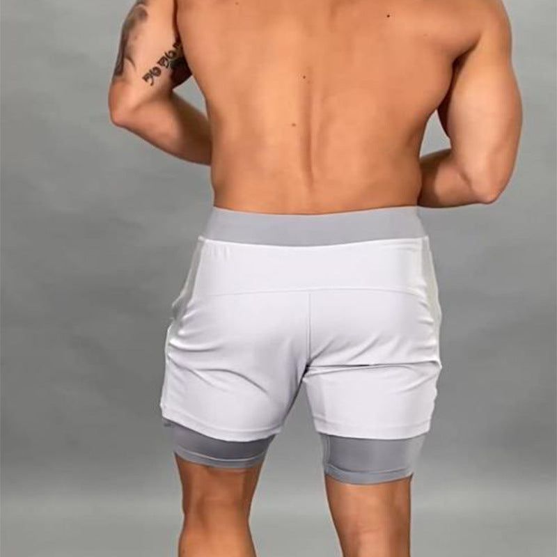 Men's Gym Fitness Bodybuilding Training Quick-drying Shorts