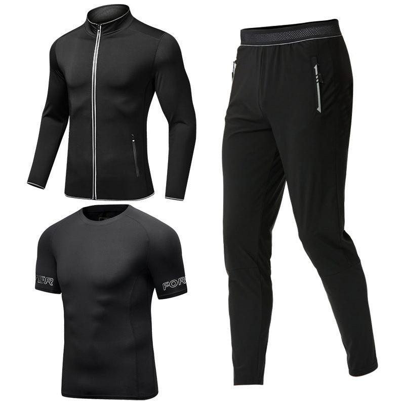 Men's Sportswear Gym Fitness Three Piece Set