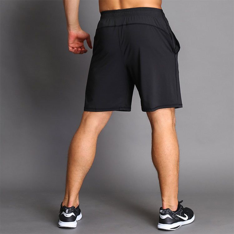 Sports Running Fitness Training Elastic Lace Shorts