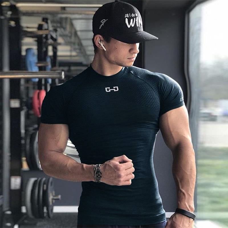 Quick Dry Gym Short Sleeve T shirt