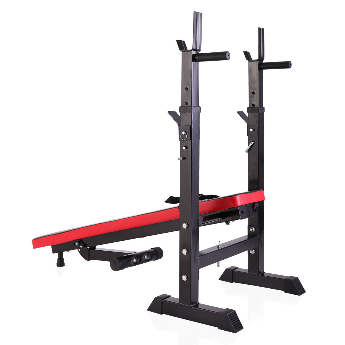 Adjustable Workout Bench with Squat Rack