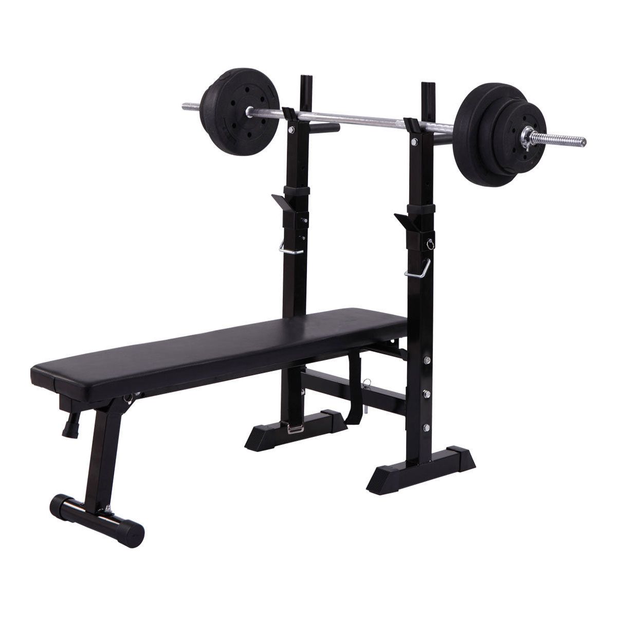 Adjustable Workout Bench with Squat Rack
