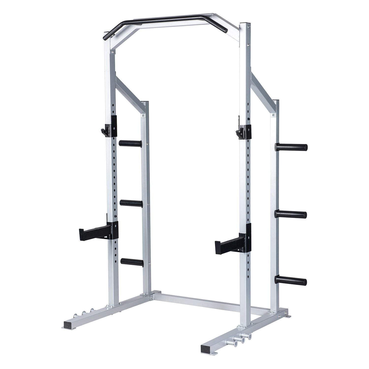 Cage Machine with Workout Bench and Weight Bar