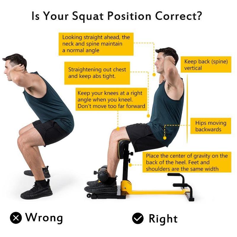 Home 8-in-1 Multifunctional Gym Squat Fitness Equipment