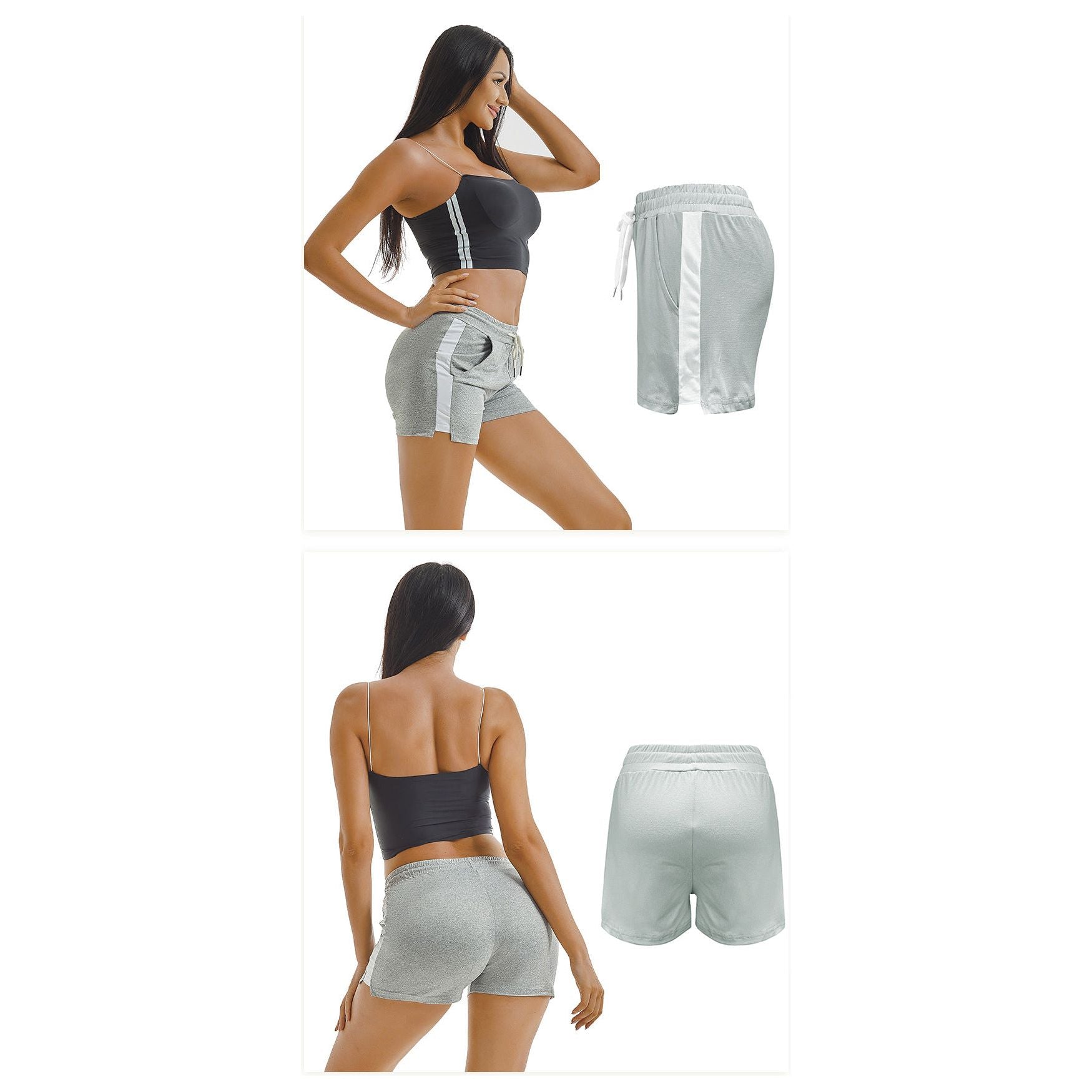 Summer Sports Shorts Gym Running Women Cycling Drawstring Shorts Workout