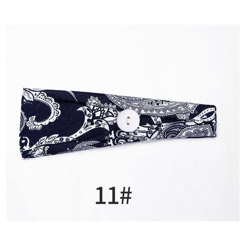 Printed sports headband yoga headband