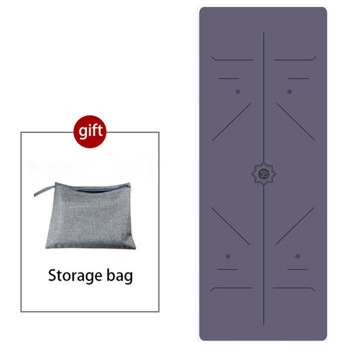 Non-Slip Natural Rubber Suede Printed Folding Mat