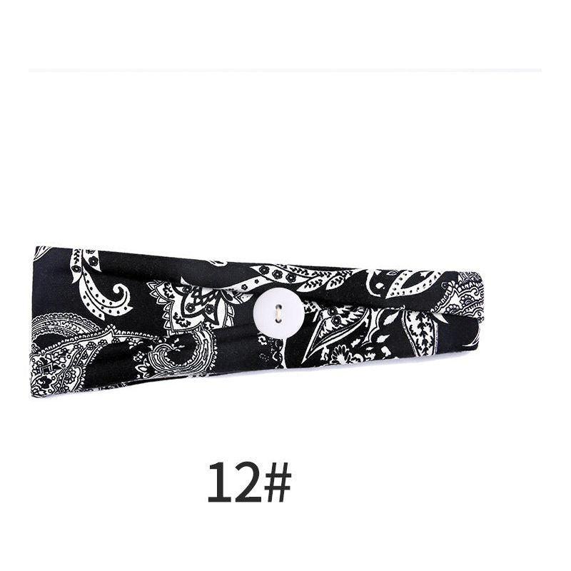 Printed Sports Headband Yoga Headband