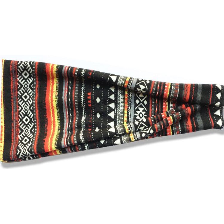 Printed sports headband yoga headband